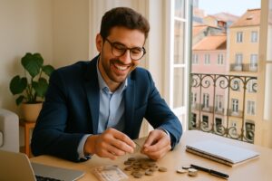 In Portugal sparen: jeden Monat Geld zurücklegen